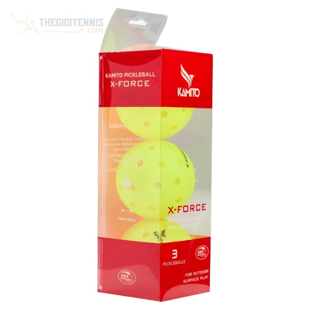Hộp Bóng Pickleball Kamito X-Force KMBPK250125 Xanh Neon