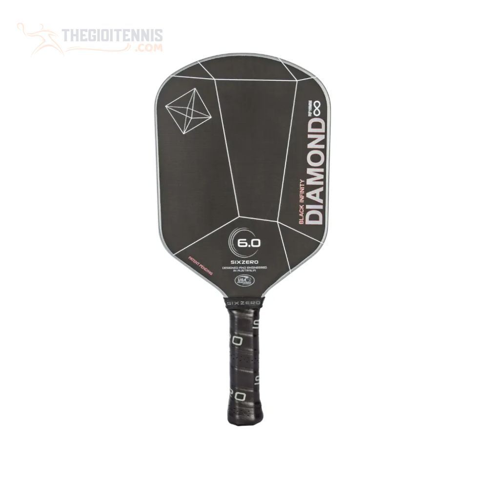 Tổng quan của Vợt Pickleball Six Zero Infinity Edgeless Black Diamond Power