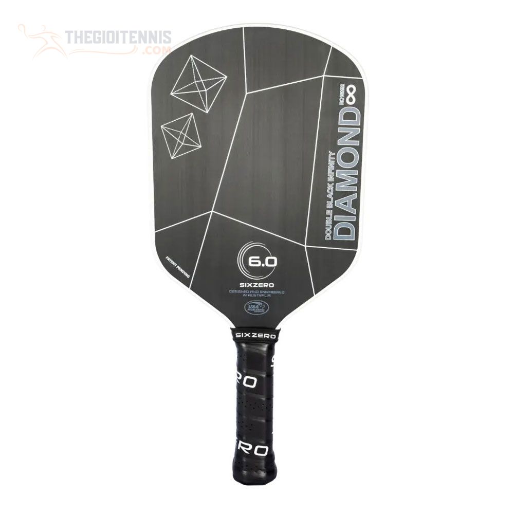 Tổng quan của Vợt Pickleball Six Zero Infinity Edgeless Double Black Diamond Control