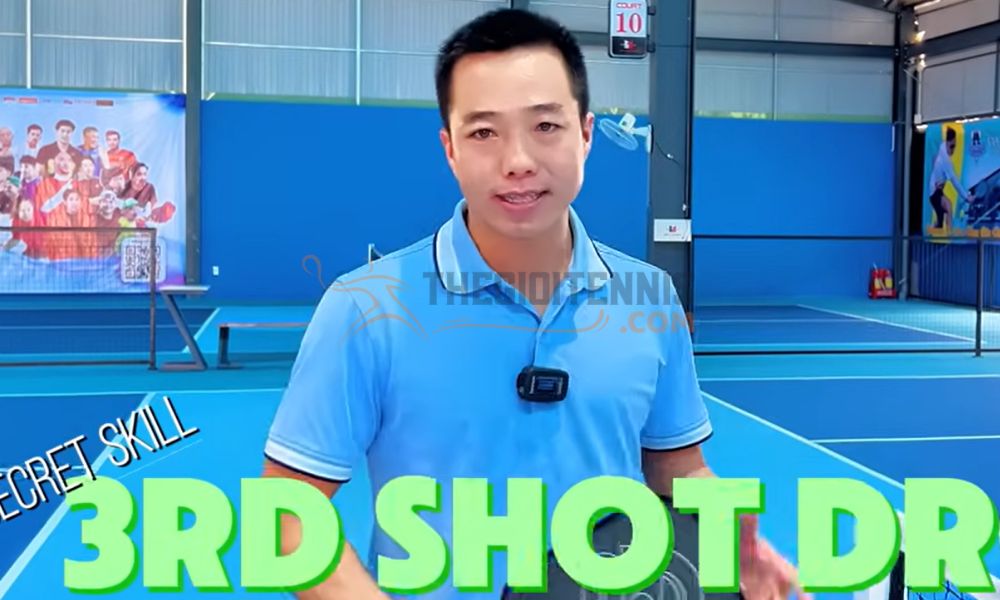 Kỹ thuật drop shot chuẩn thi đấu trong pickleball