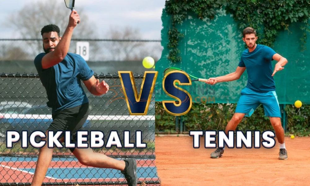 Pickleball và tennis khác nhau