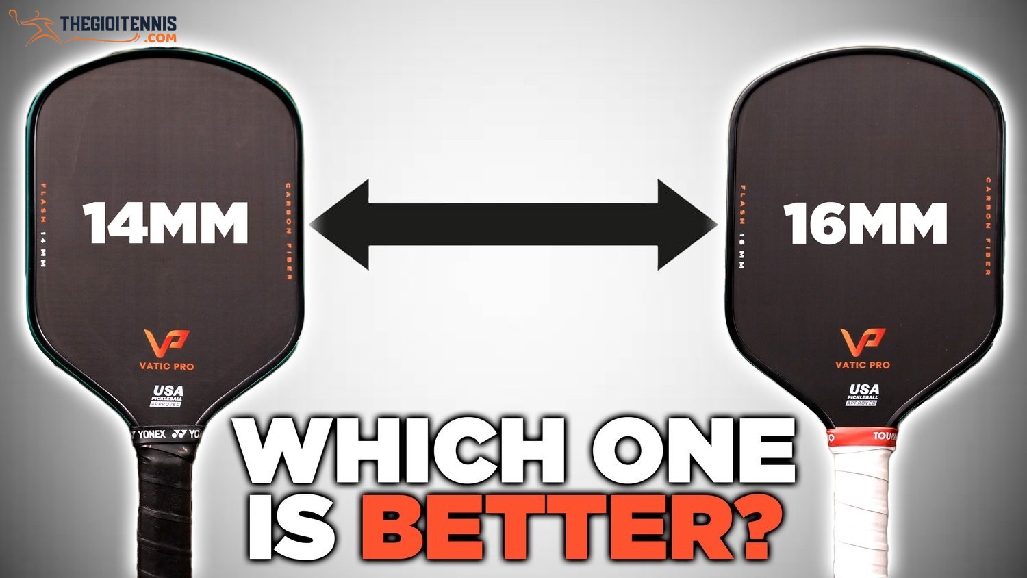 Chọn vợt pickleball 14mm và 16mm như thế nào cho đúng?