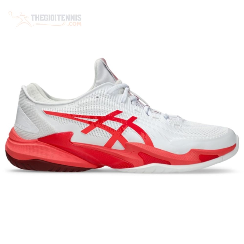Giày Asics Court FF 3 Novak White Electric Red 1041A522-966