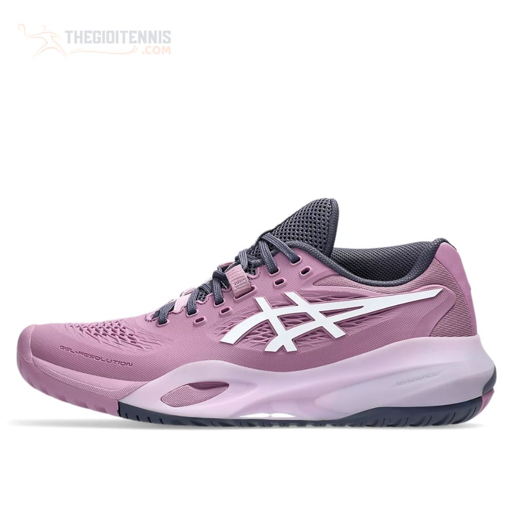 Giày Tennis Pickleball Asics Gel Resolution X Ube White 1042A279-500