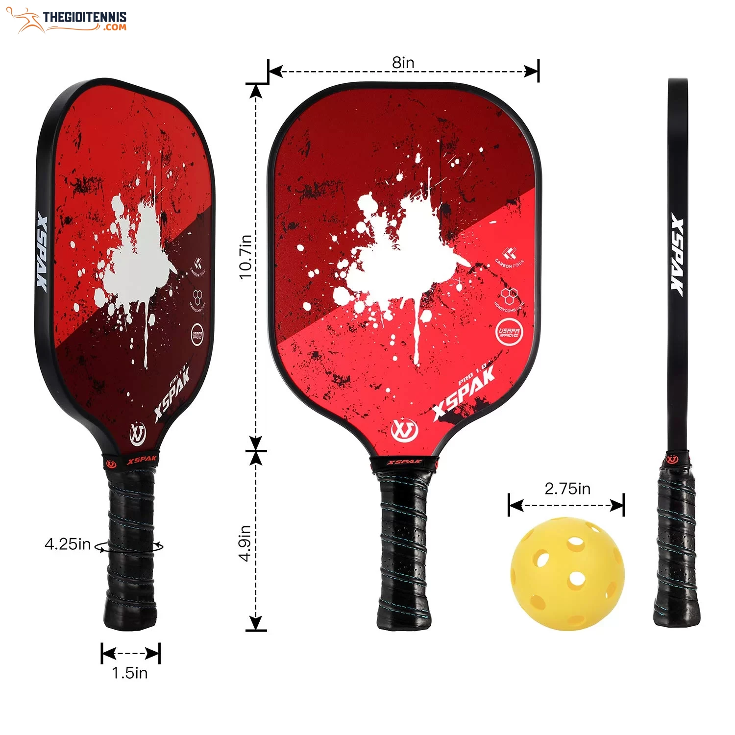 Hướng dẫn chi tiết các cách chọn mặt vợt Pickleball tốt nhất