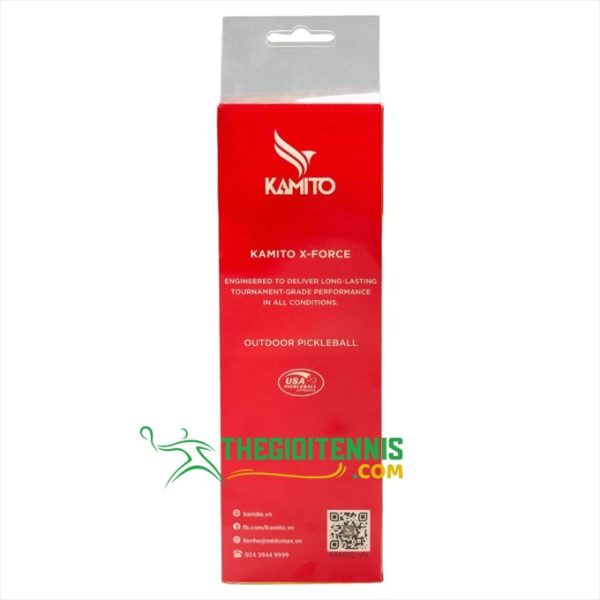 Bóng Pickleball Kamito X-Force KMBPK250125 Xanh Neon (Hộp 3 Quả) - Ảnh 4