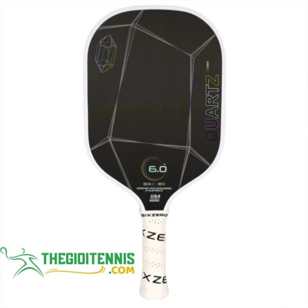 Vợt Pickleball Six Zero Quartz – Smoky Quartz (Grey) Kiểm soát hoàn hảo – Độ bền vượt trội, đơn hàng đầu cho những tay vợt yêu thích chiến thuật và độ chính xác