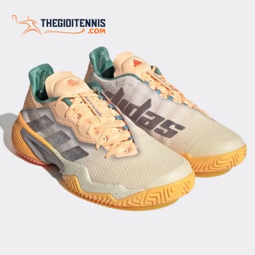 Giày Tennis Adidas Barricade White Tint/Acid Orange Chính Hãng (HQ8416) – Biểu tượng bền bỉ, nâng tầm hiệu suất