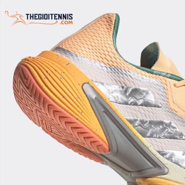 Giày Tennis Adidas Barricade White Tint/Acid Orange Chính Hãng (HQ8416) – Biểu tượng bền bỉ, nâng tầm hiệu suất - Ảnh 9