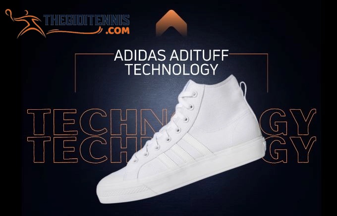 Giày Tennis Adidas Courtjam Control 3 chính hãng được trang bị công nghệ Adituff giúp tăng khả năng chống mài mòn, kéo dài tuổi thọ giày và bảo vệ đầu ngón chân khỏi chấn thương do va đập hoặc ma sát quá mức.