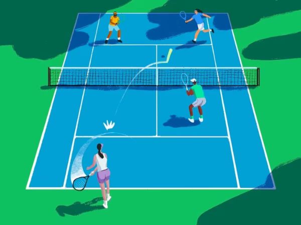 Sơ đồ chi tiết cách phân chia điểm, game, set theo luật chơi tennis