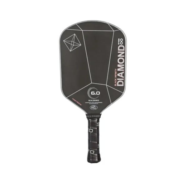 Vợt Pickleball Six Zero Infinity Edgeless Black Diamond Power