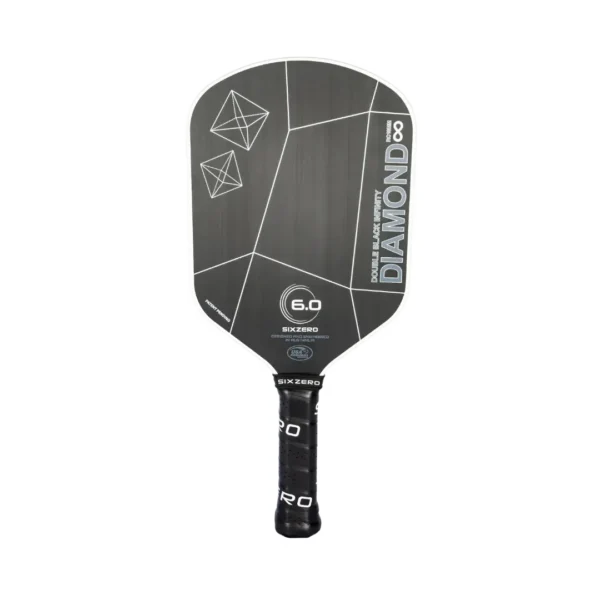Vợt Pickleball Six Zero Infinity Edgeless Double Black Diamond Control
